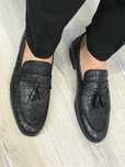 Pantofi loafer tassel 39 premium River Island NOI piele naturala