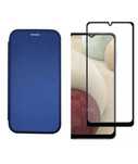 Husa Flip Portofel si Folie Sticla Samsung A22/A23/A15/A05/A16/A17/A26