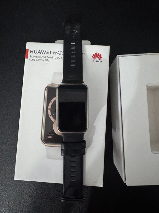 Smartwach Huawei watch fit elegant + curele cadou