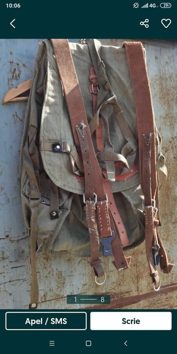 Rănită militară ..Sac merinde