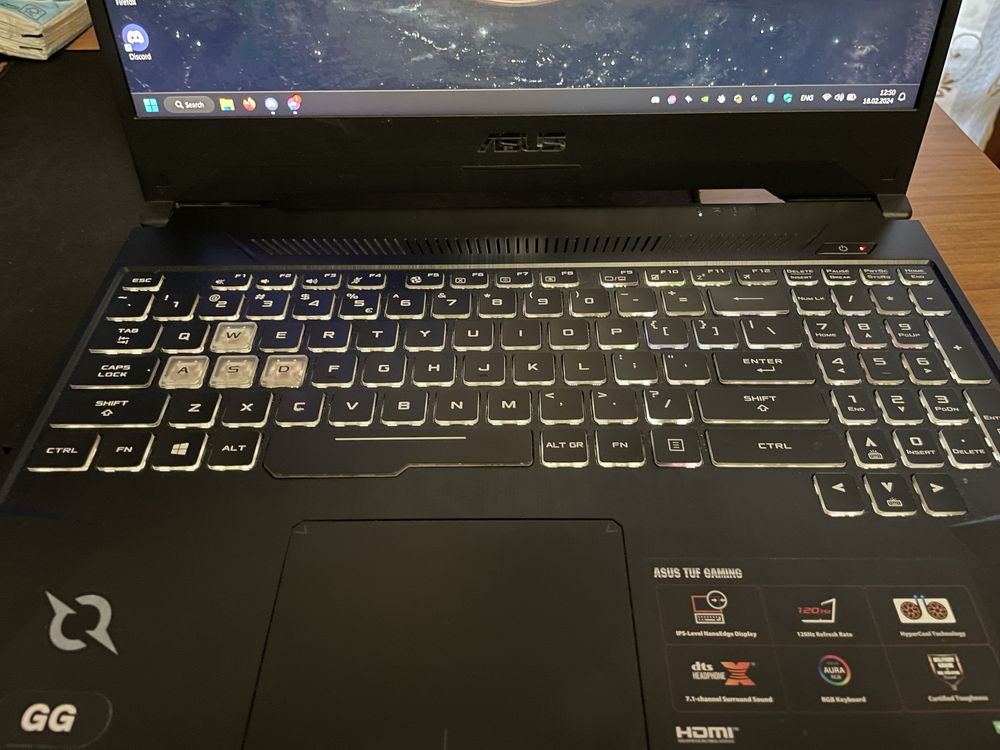 Laptop Gaming Asus tuf fx505gt