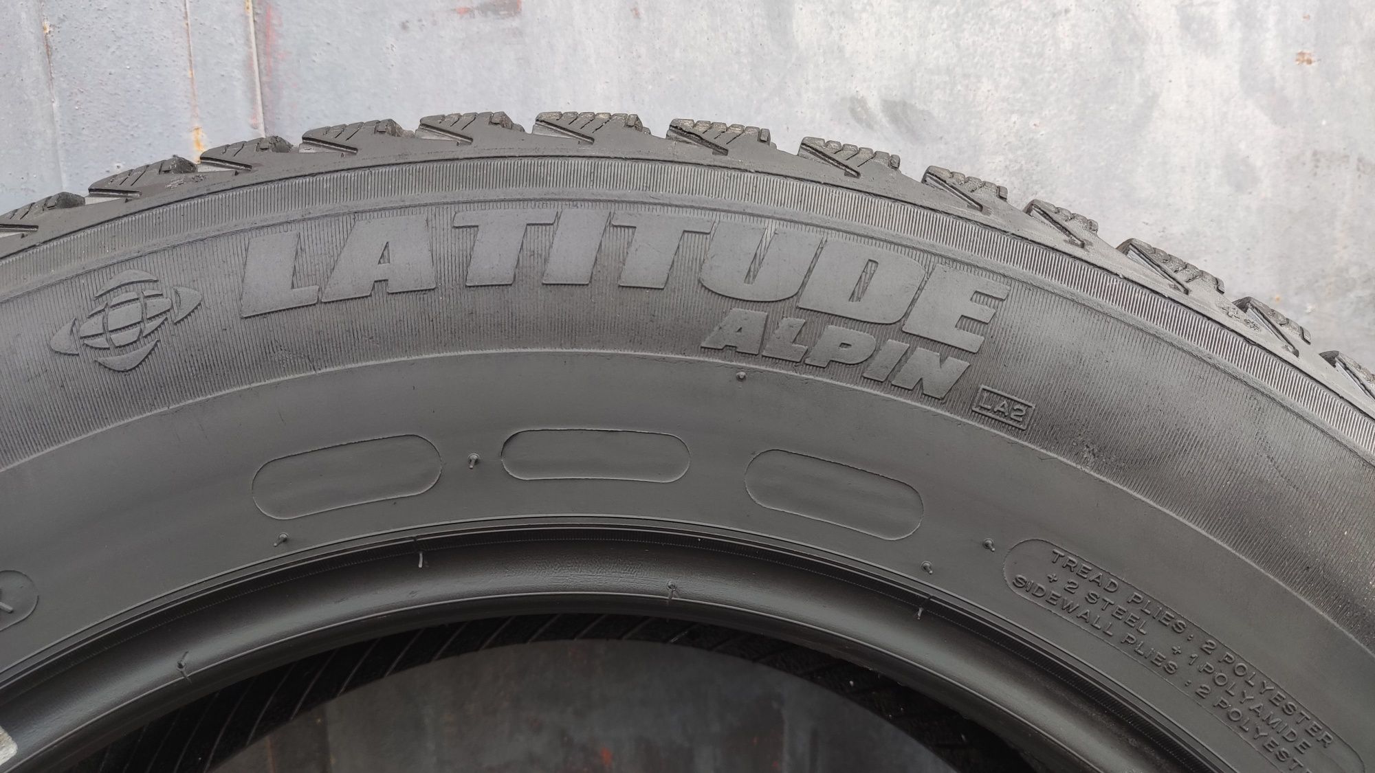 4бр. зимни гуми 225/65/17 Michelin Latitude Alpin
dot21
7.2mm
Добро с