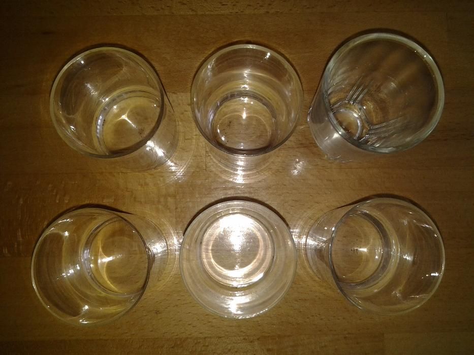 Set 5 + 1 Pahare sticla aperitiv 7 cm