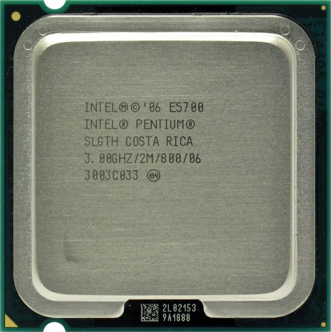 Процессор Intel Pentium E5700 WolfDale (3000MHz, LGA775, L2 2048Kb)