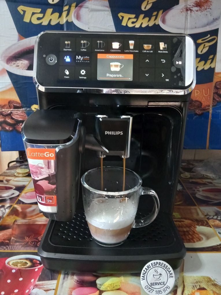 Expresor cafea Philips Latte GO 5400. Ca nou. Cana noua.