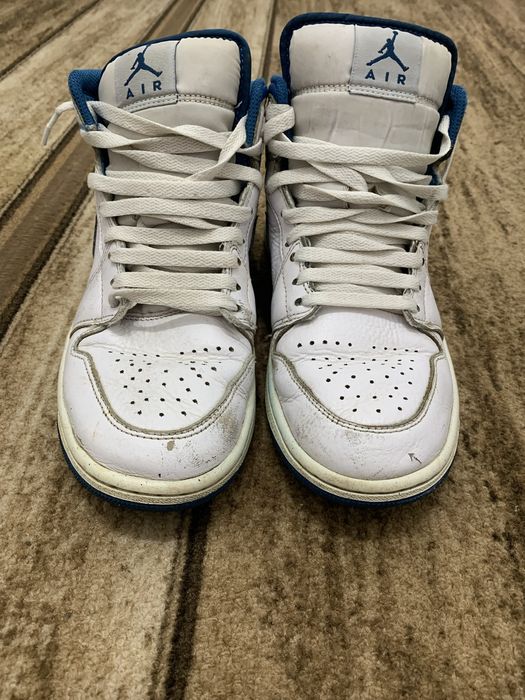Nike Air Jordan 1 Mid (White/Blue) Originali!