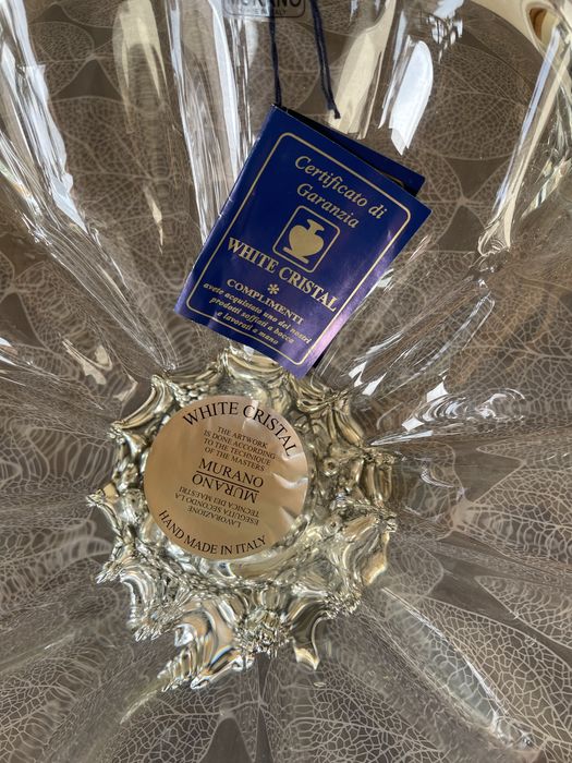 Bol decorativ din sticla de Murano