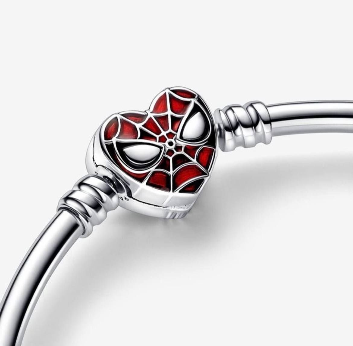 Pandora x Marvel Spiderman, браслет Пандора человек паук серебро 925.