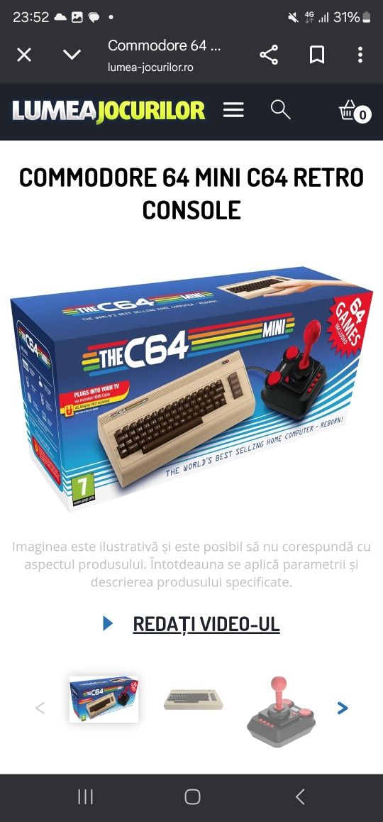Commodore 64 Mini C64 Retro Consola
