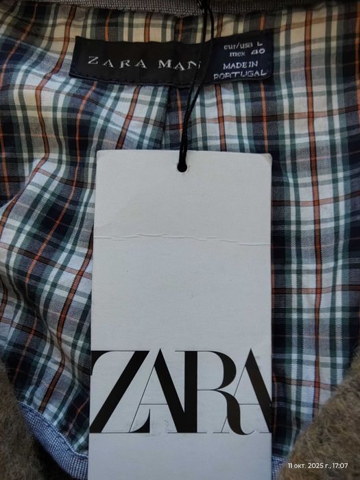 Пальто-дафлкот Zara (Испания),шерсть+кашемир,оригинал,новое,р-р 48