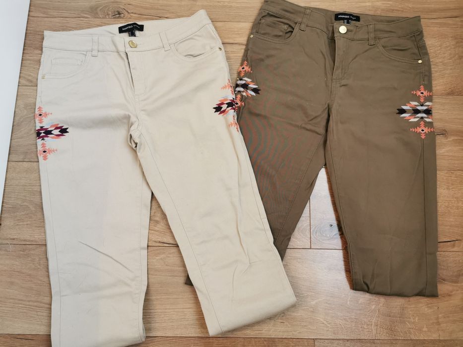 Pantaloni Mango model aztec,  34/XS