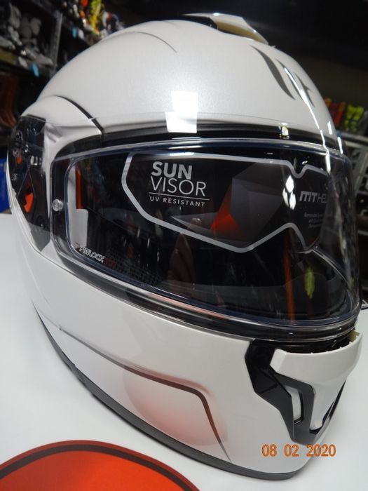 каска Mt helmets atom модуларна каска тъмни очила размер s l мото