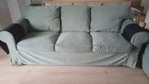 Canapea Ektorp 3 locuri, fixa, cu 2 huse