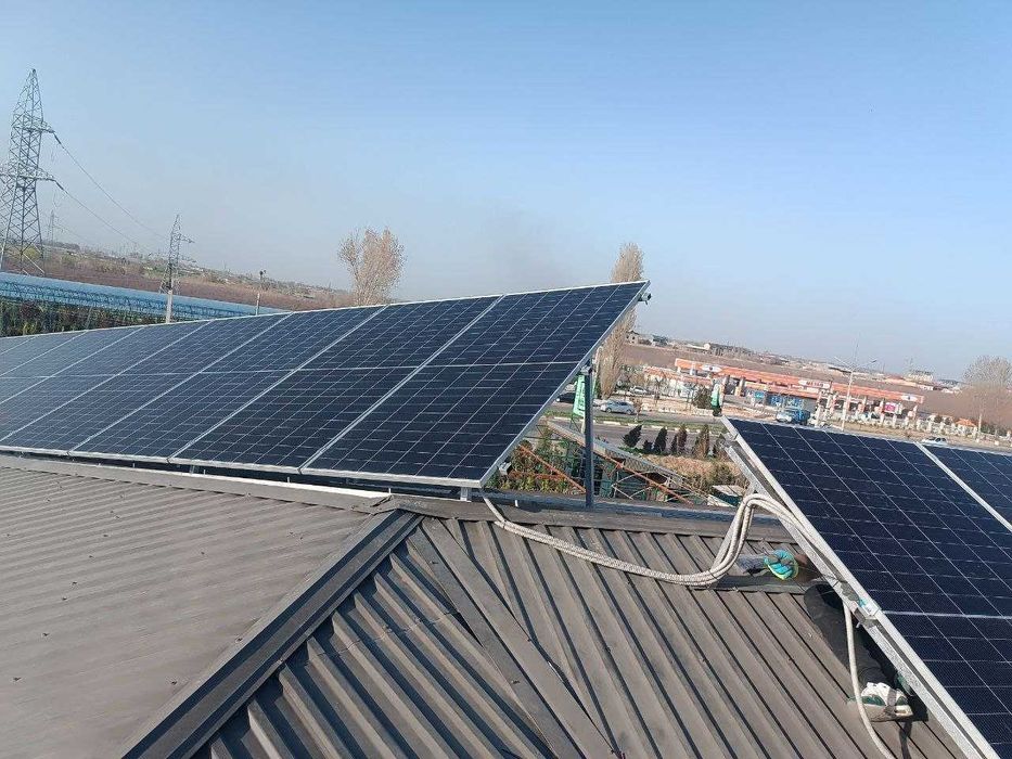 Quyosh panel podkluch ustanovka - установка солнечных панелей