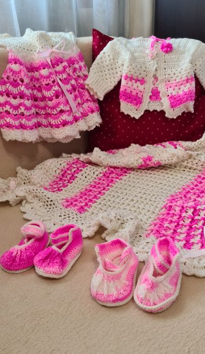 Hăinuțe copii handmade croșetate, tricotate