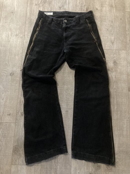 Zara flared jeans/клеш/флэйред на зипах
