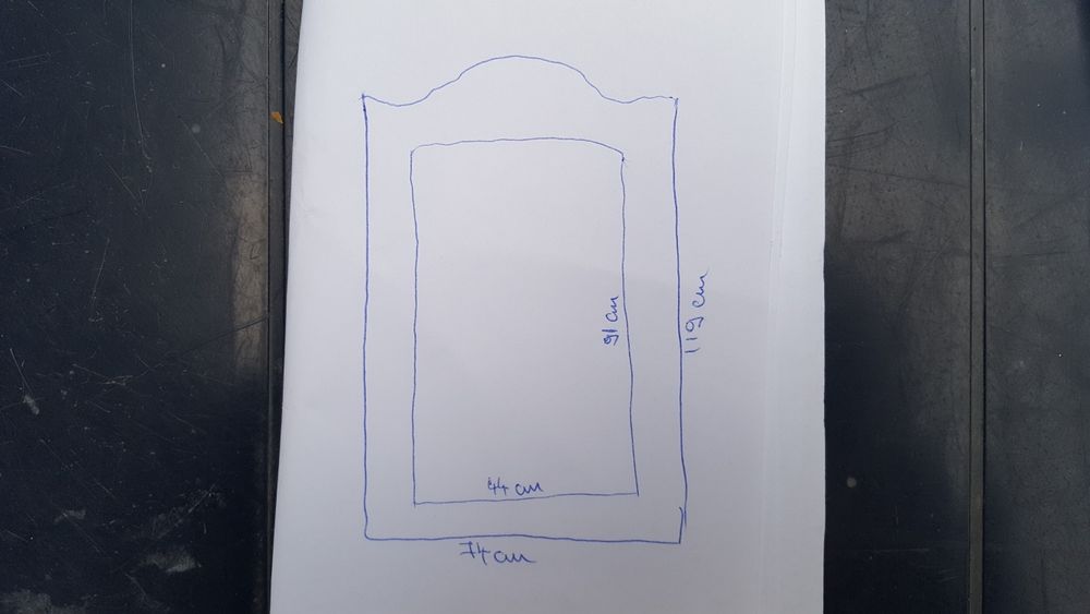 Oglinda mare foarte veche