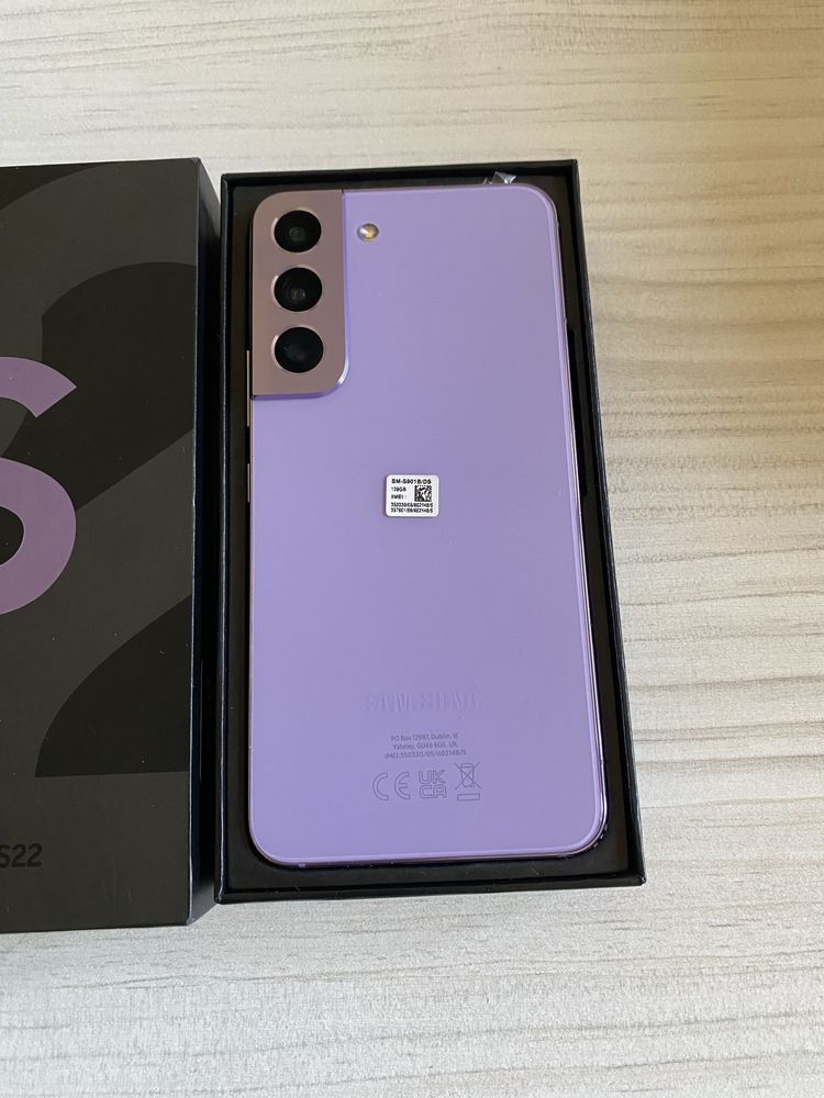 Samsung s22 128gb purple ca nou