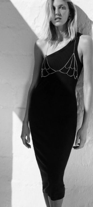 Rochie de vara gri inchis Zara/ Asos Stradivarius Mango
