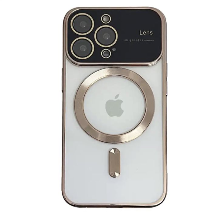 Iphone 14/15/PRO/PLUS/PRO MAX - Husa Silicon Magsafe Camera Lens