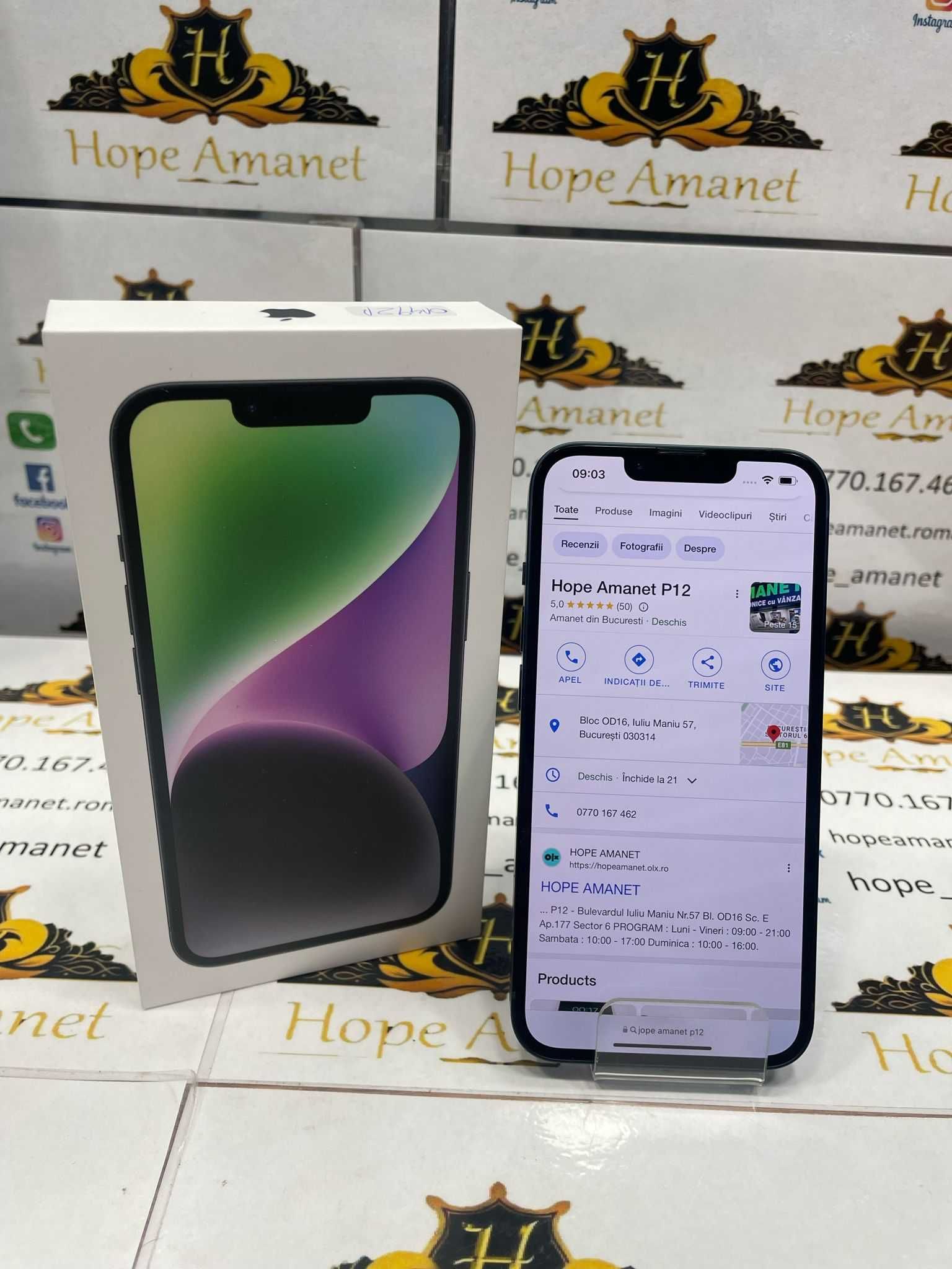 Hope Amanet P12 - iPhone 14 / 128 GB / Baterie 100%