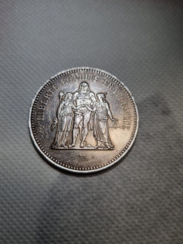 Moneda argint 50 franci