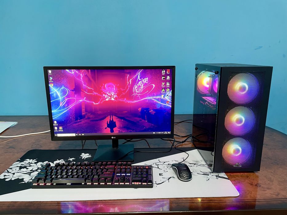 Компьютер на i5-7500 Rx 580 8Gb Комплект, готовый для работы и учёбы