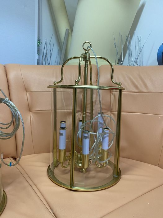 Lampă suspendată Gentry, 4xE14, alamă