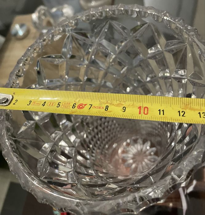 Vază cristal masiv, impecabilă