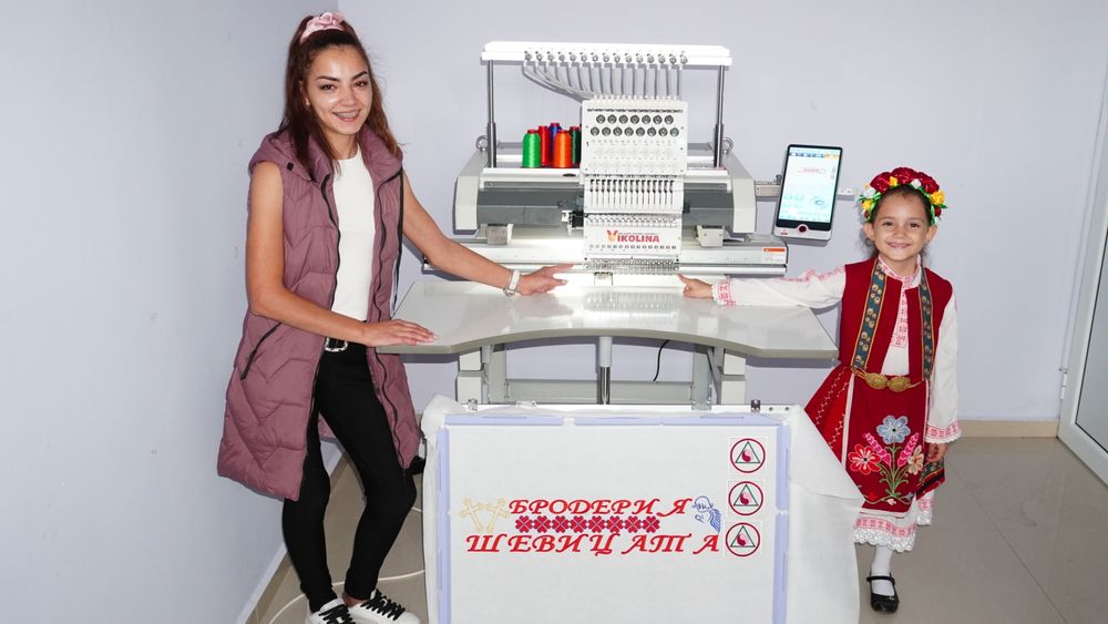 NEW MODEL Бродировъчна машина 500 х 800