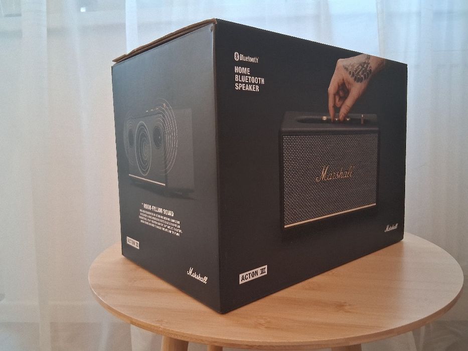 Noua, sigilata Boxa Marshall Acton 3 Bluetooth,60w,aux in