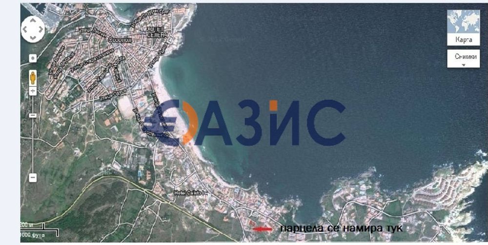 Парцел в УПИ с частично застрояване в р-не Буджака, Созопол, 549 кв. м