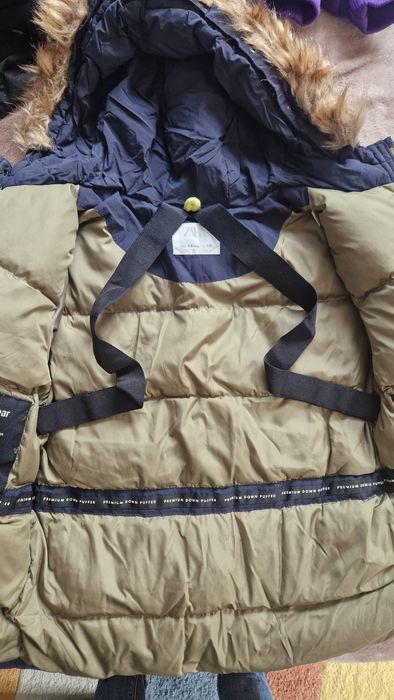 Детско Зимно яке Zara с пух и пера