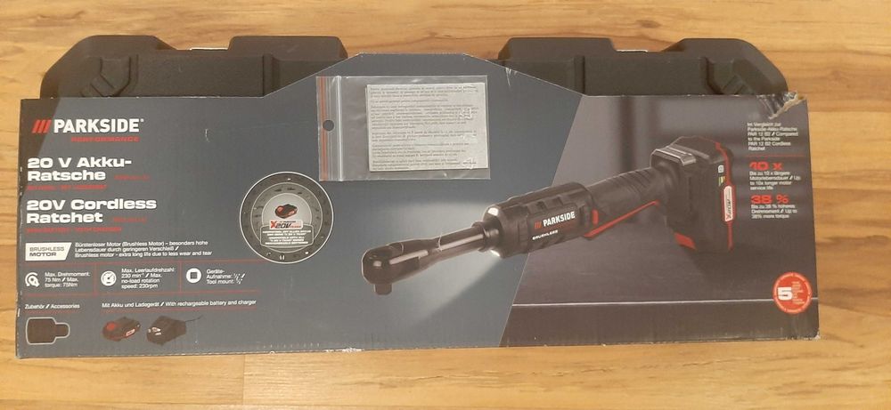 Cheie cu clichet si acumulator PARKSIDE PARP 20-Li A1