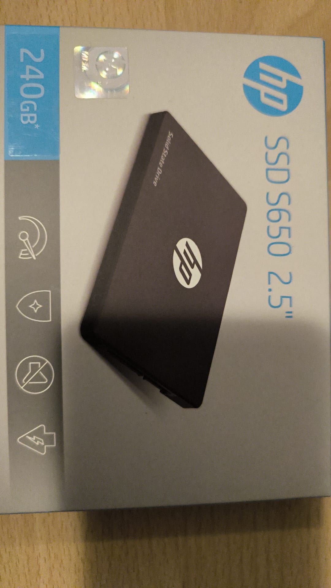 HP SSD s650, 2,5. 240 Gb