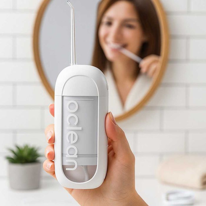 Зъбен душ Oclean W10 Lite, 2бр накрайника, 3 режима, 150мл