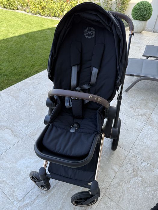 Carucior Cybex Priam 4 Sepia Black Special Edition Rose Gold