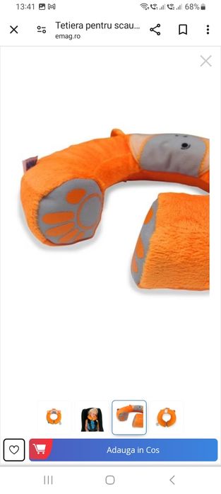 Perina protectie gat ideala pentru calatorii