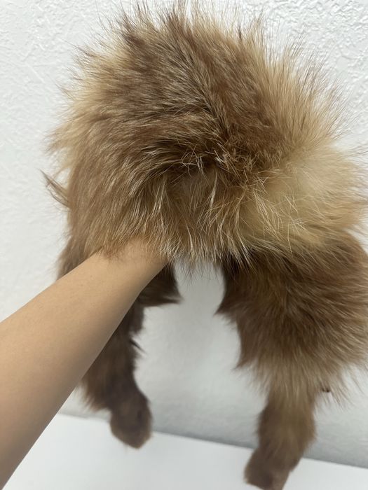 Шапка ушанка песец