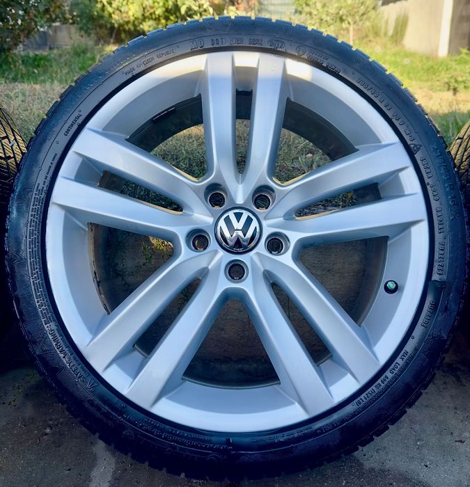 Jante Originale VW Kansas R18 cu Anvelope de Iarna Continental
