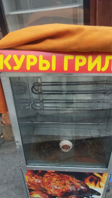 Гриль газово-электрическая и тостер чугунный