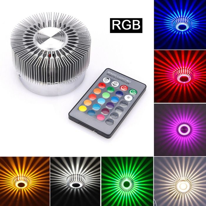 Лампа за таван LED RGB с дистанционно управление