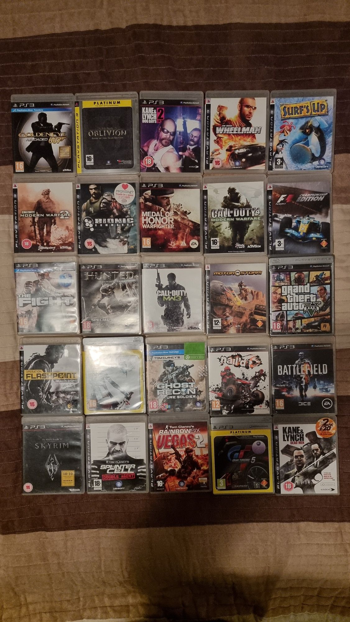 Jocuri ps3 ps4 ps5 GTA5 GRANturismo5 Final Fantasy XIII Oblivion Skyri