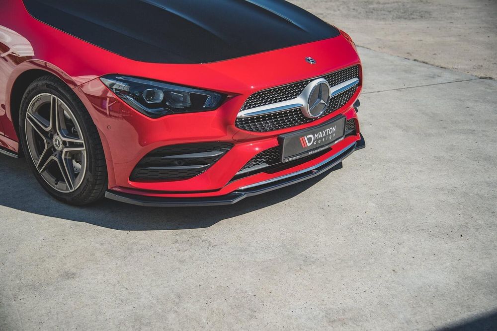 Спойлер за предна броня maxton design за mercedes benz cla c118 (2019-
