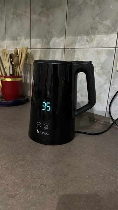 Fierbator electric digital cu setare a temperaturii iCook/Amway