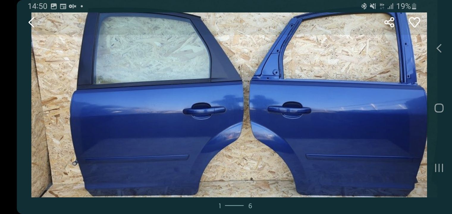 Ușă/Portieră Ford Focus 2, spate Stânga/Dreapta Hatchback fără rugină