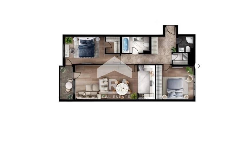 ЕРА Фаворит продава класически тристаен апартамент в луксозна сграда в