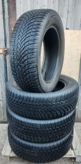 4 броя зимни гуми 225 60 17 Bridgestone 7mm като нови