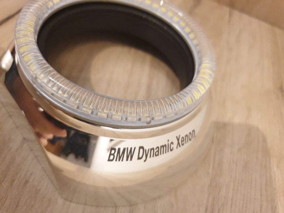 Kit Lupe BMW X1/X3 Lupe Bixenon+Xenon Canbus+Angel Eyes Alb