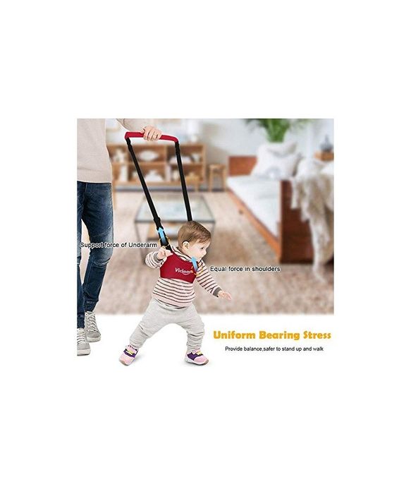 Ham reglabil pentru mersul bebelusilor 8-18 luni, rosu, Vicloon